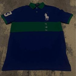 Small Blue and green Polo Ralph Lauren polo shirt