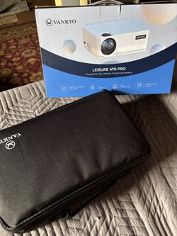 VANKYO Leisure 470 Pro projector with remote and accessories #projector