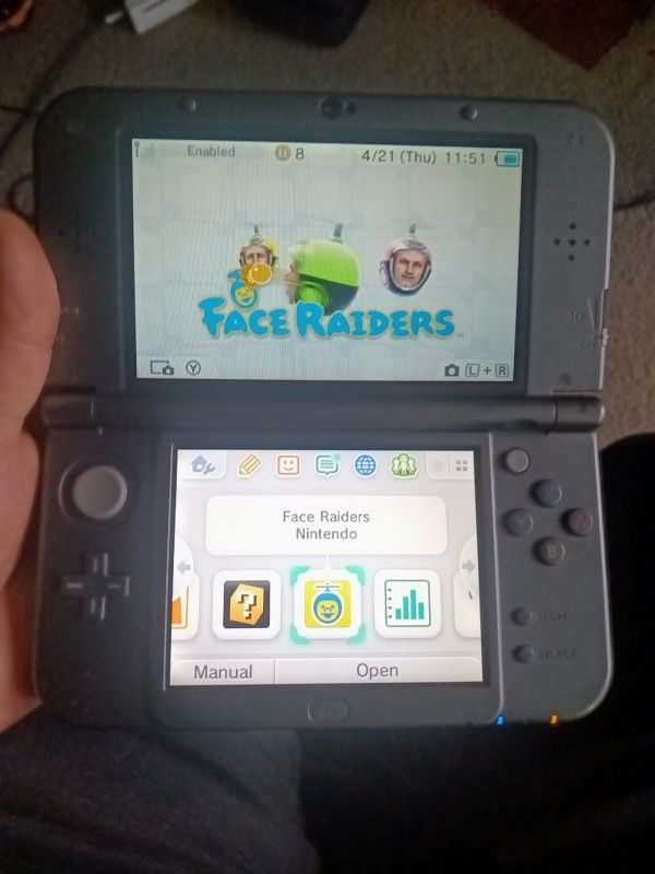 Nintendo 3DS Black (With Original Box) + Game Collection for Sale in