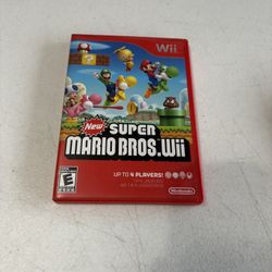 Nintendo Wii. New Super Mario Bros Wii game