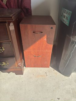 Wood File Cabinet
