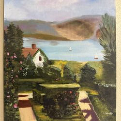 Original Artwork- Hidden Cottage 14x18