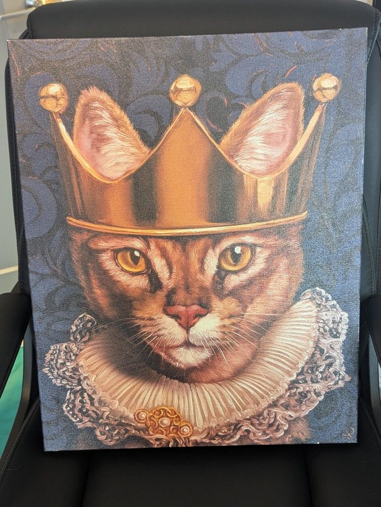 Royal Cat Painting