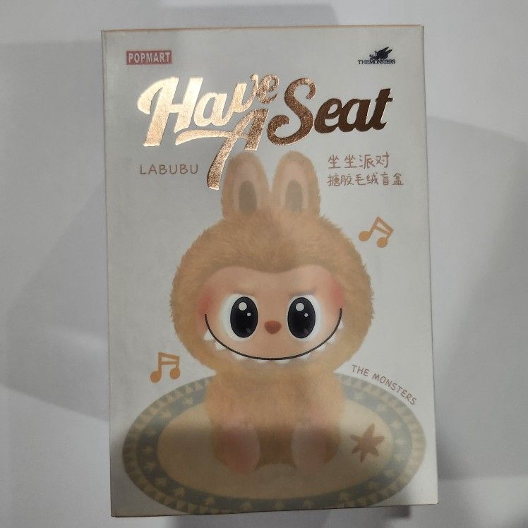 POP MART The Monsters - Have a Seat Plush Blind Box, The Monsters Blind Box