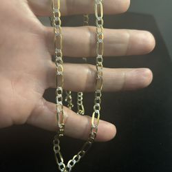 Fígaro Chain 10 K Yellow Gold 