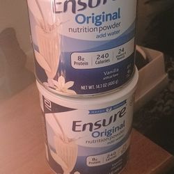 Brand New Ensure Original Vanilla Nutrition Powder
