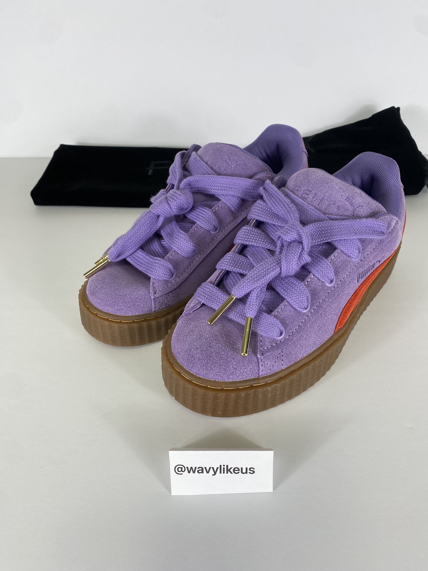PUMA Fenty Creeper Phatty Lavender/Red/Purple/Suede RARE Women’s Size 6.5
