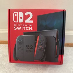 Nintendo Switch 2 Video Game Console System Brand New! Handheld Gaming Joycons Black Blue Pink 