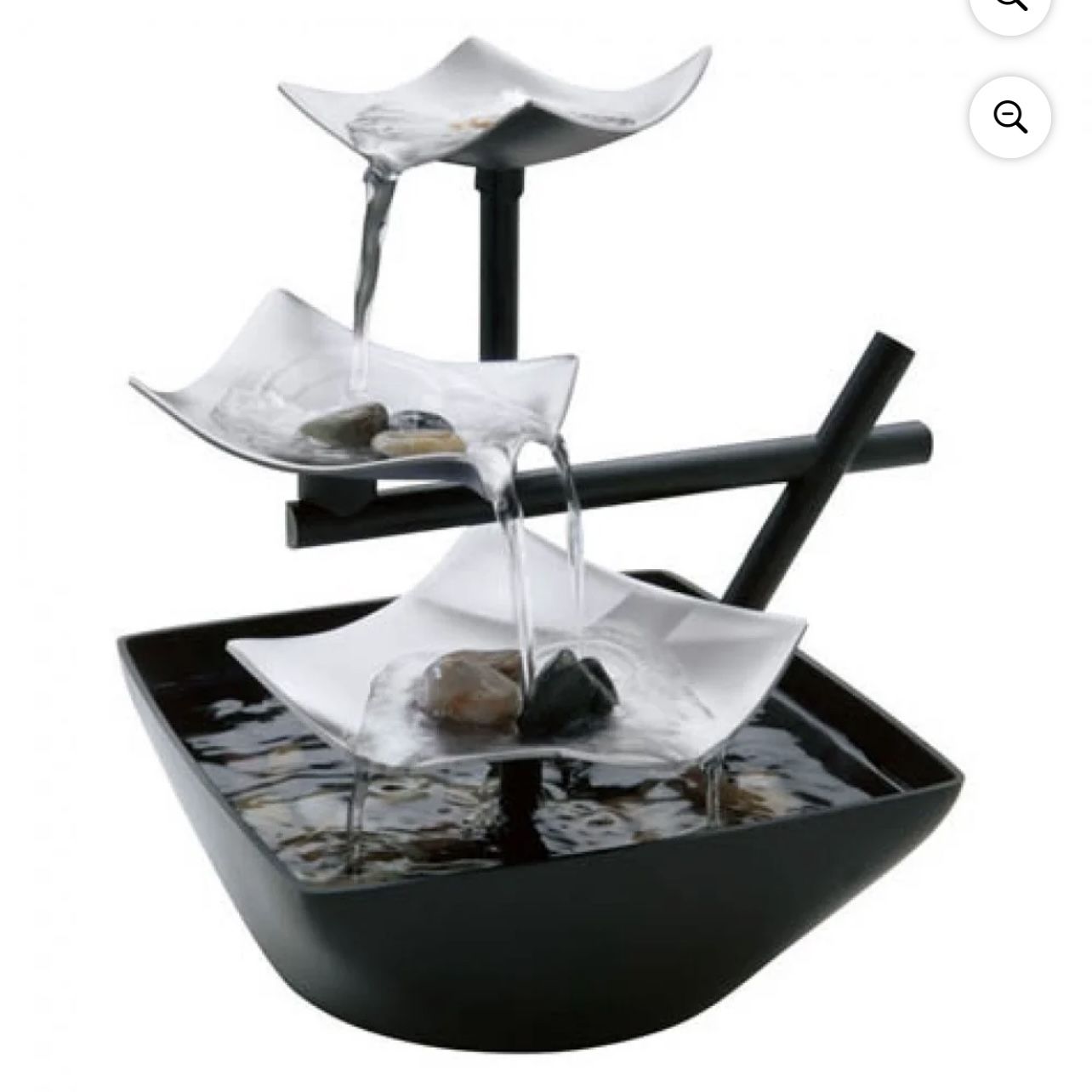 NIB - Homedics Tabletop Water Fountain