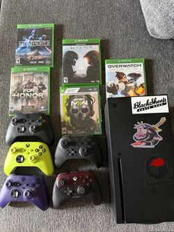 Xbox One Console Bundle with Controllers and Games