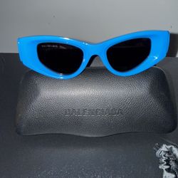 Balenciaga Blue Sunglasses