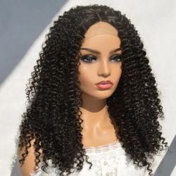 Kinky Curly Lace Front Wig 99J