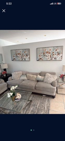 Beautiful Beige Loveseat Software