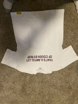 Size M awful lot of cough syrup T-shirt