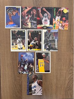 Shaquille O’Neal 19 NBA Cards. Lakers/Magic