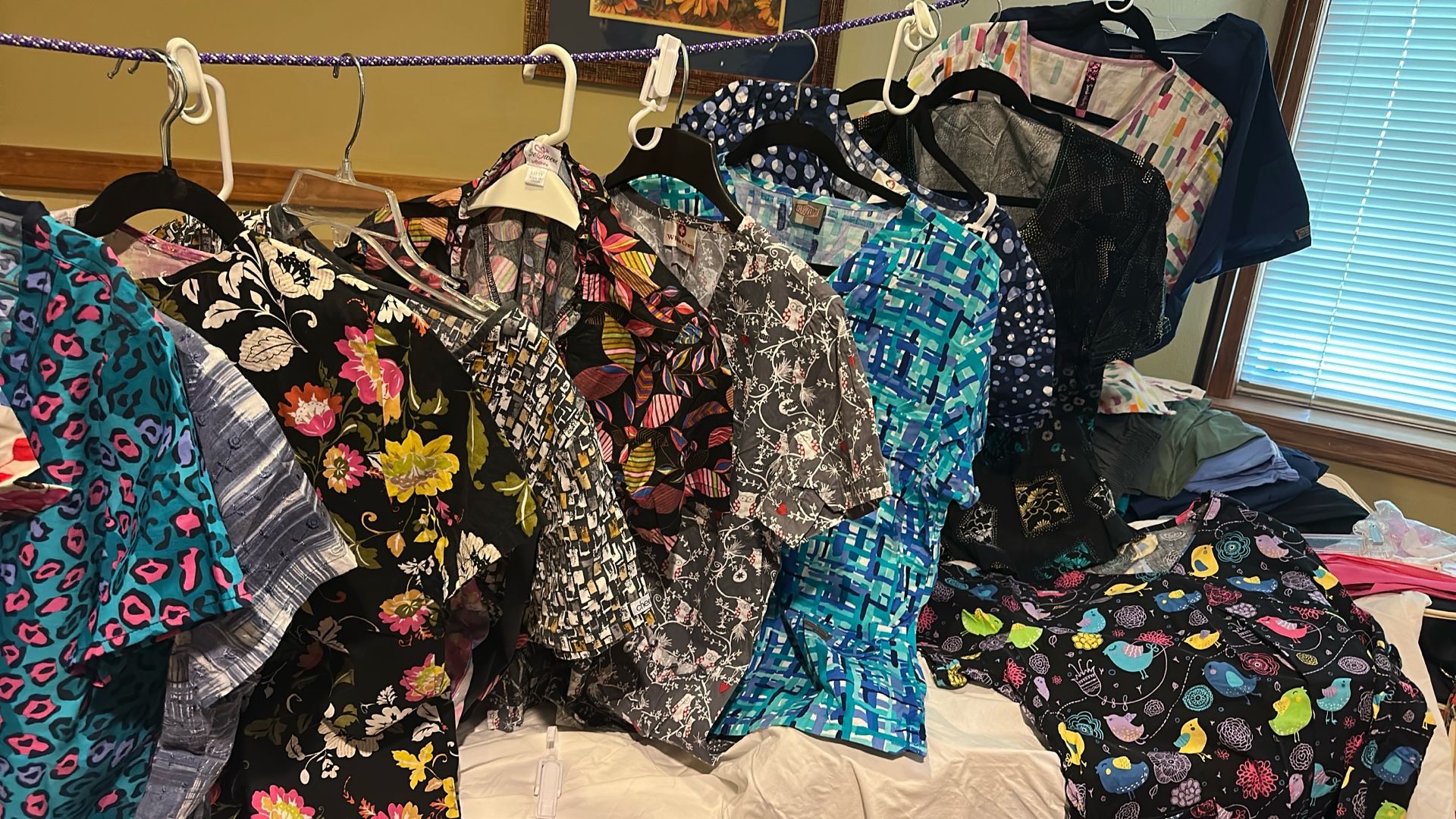 Scrub Top And Pants , Size Medium , really good condition