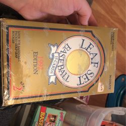 Three boxes leaf series 1,2 and three Unopened packs.