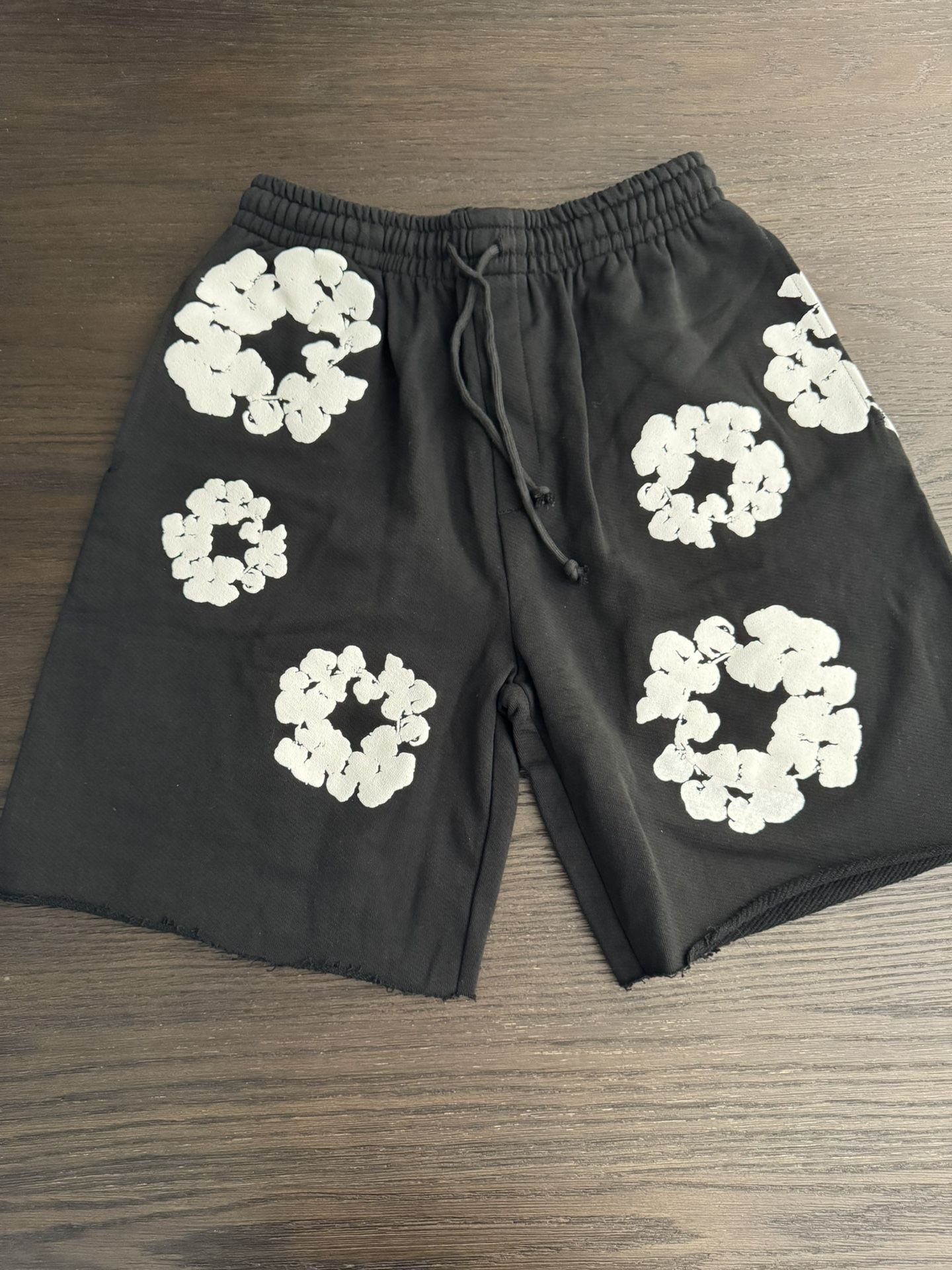Denim Tears The Cotton Wreath Shorts 'Black'