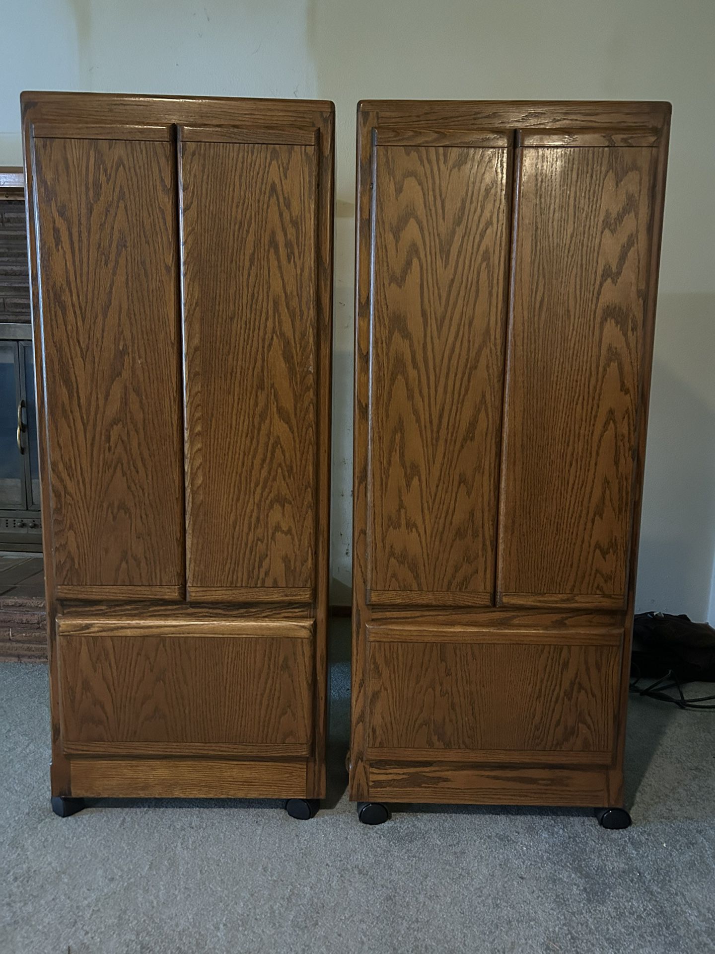 Oak Storage Cabinets