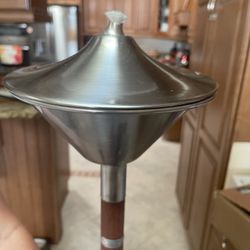 Vintage PREMIUM Frontgate Tiki Torch.  Stainless Steel . 8 available. NEW
