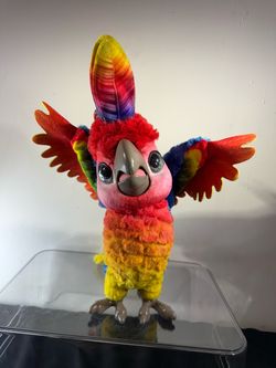 FurReal Rock-a-Too Interactive Talking Dancing Parrot – Works