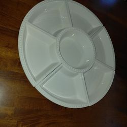 7 Piece White Serving Set