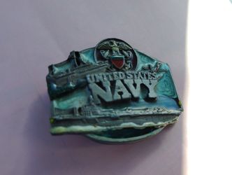 Navy Belt Buckle 