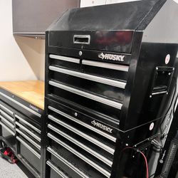 Husky tool Box And Work Bench