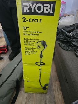 Ryobi 2-Cycle 17" 25cc Curved Shaft String Trimmer