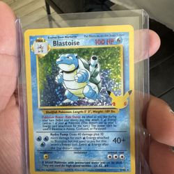 🔥 Pokémon Blastoise Holo – Celebrations Classic Collection (2/102)