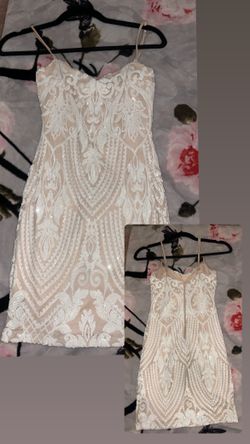 Windsor Sequence Light Pink Dress Xs