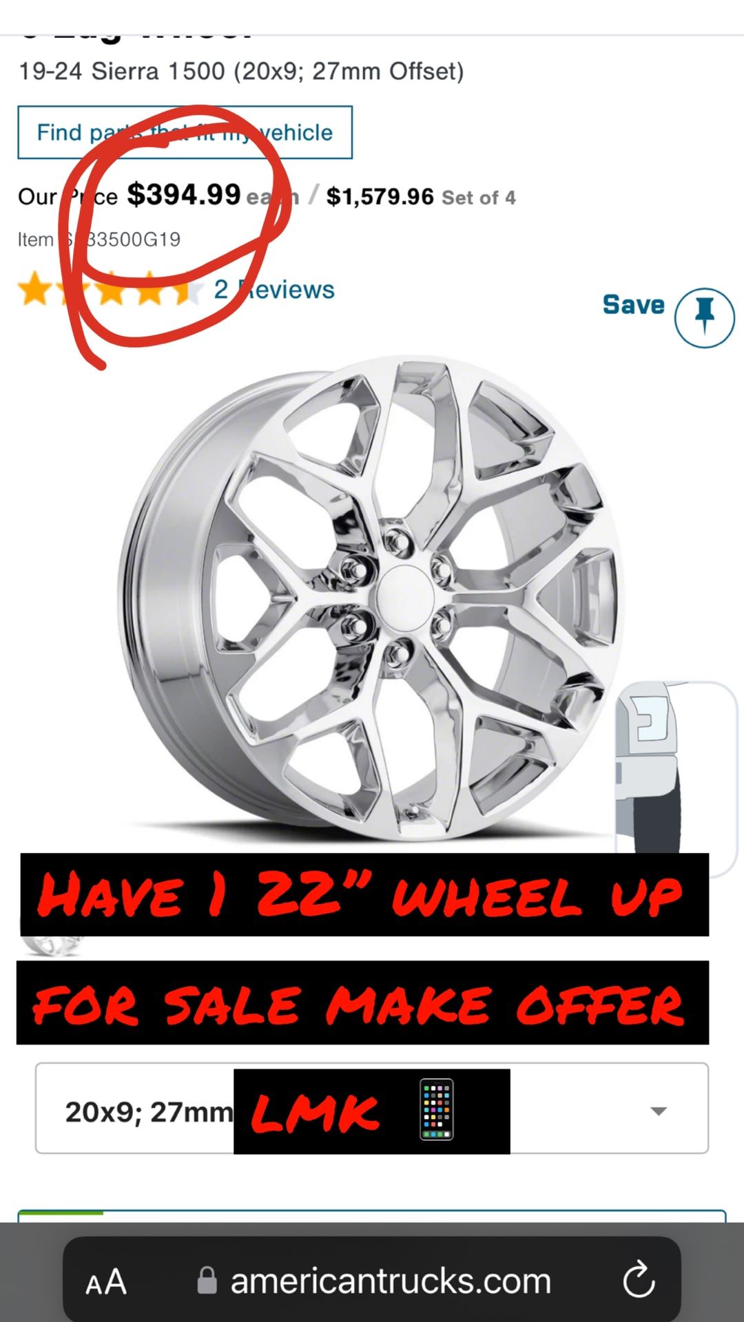 22” Wheel