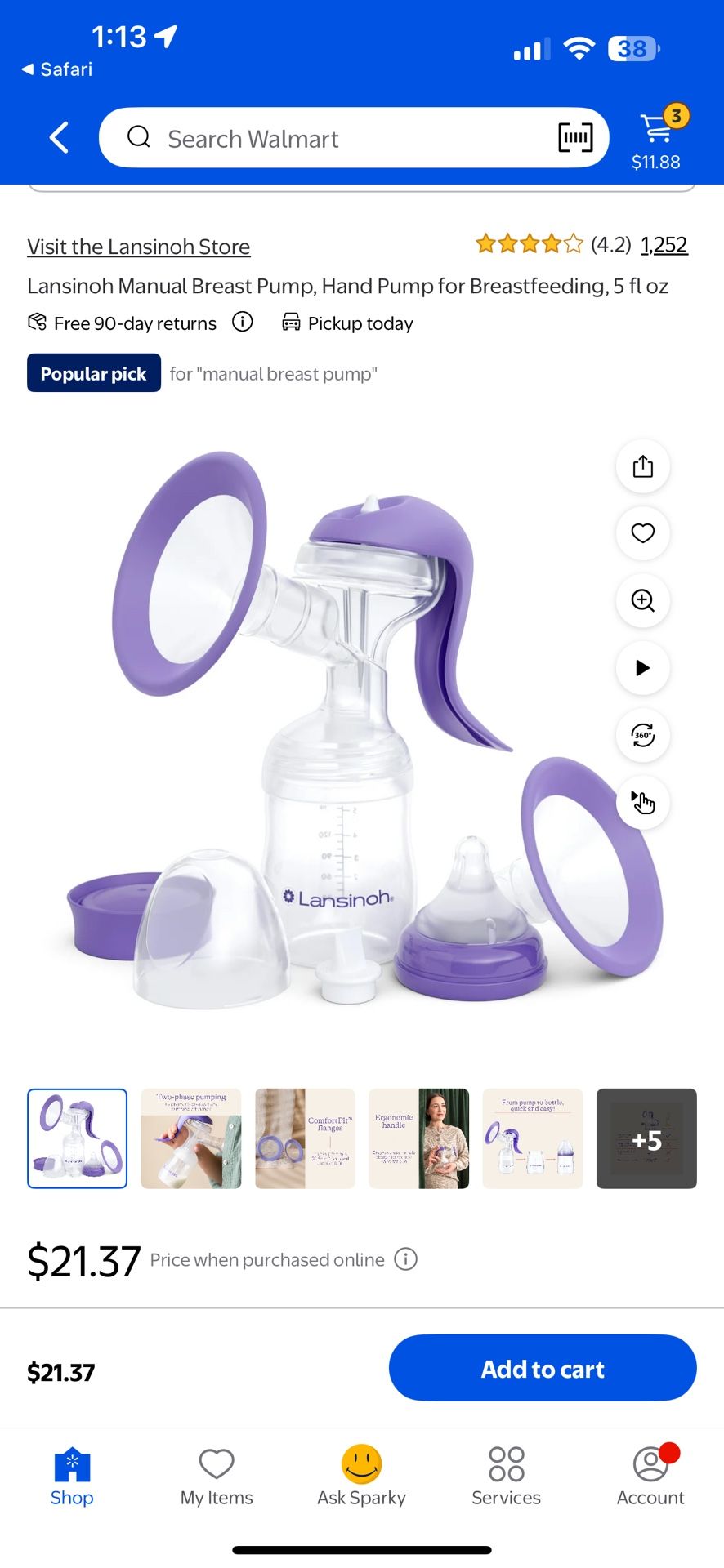 Manual Breast Pump