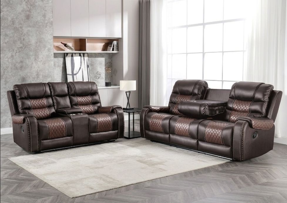 Set de Sala Reclinable Brown
