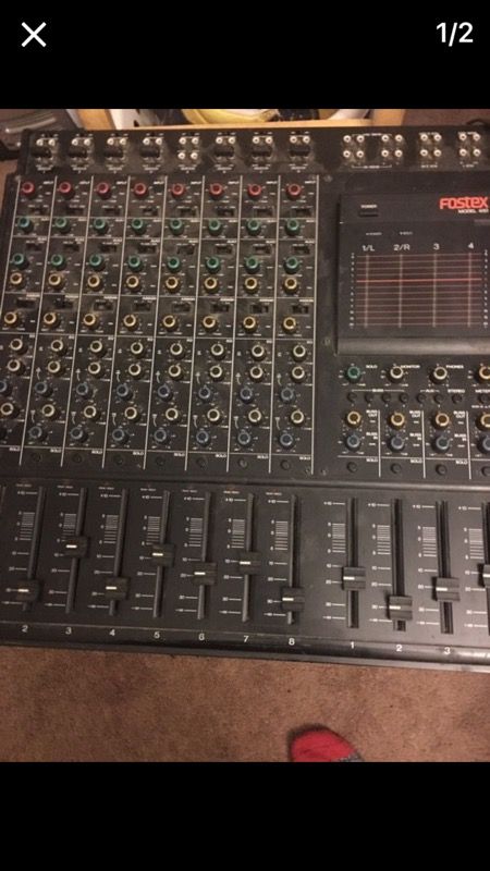 Fostex model vintage studio equipment