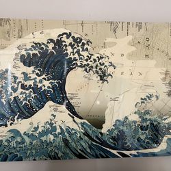 Waves of Kanagawa Acrylic Print 35”W X 24”H