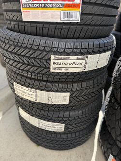 235/65/18 BRIDGESTONE 4 NEW TIRES INSTALLED ✅ INSTALADAS ✅🔥 WE DO ALIGMENT ✅