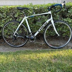 Trek Domane 2.3 Road Bike 58cm 700C Aluminum Drop Bar Caliper White/Blue