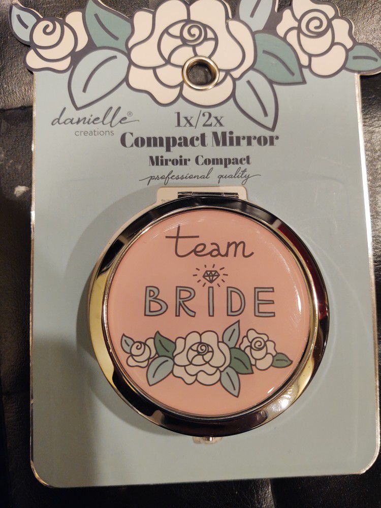 Team Bride squad compact mirror 