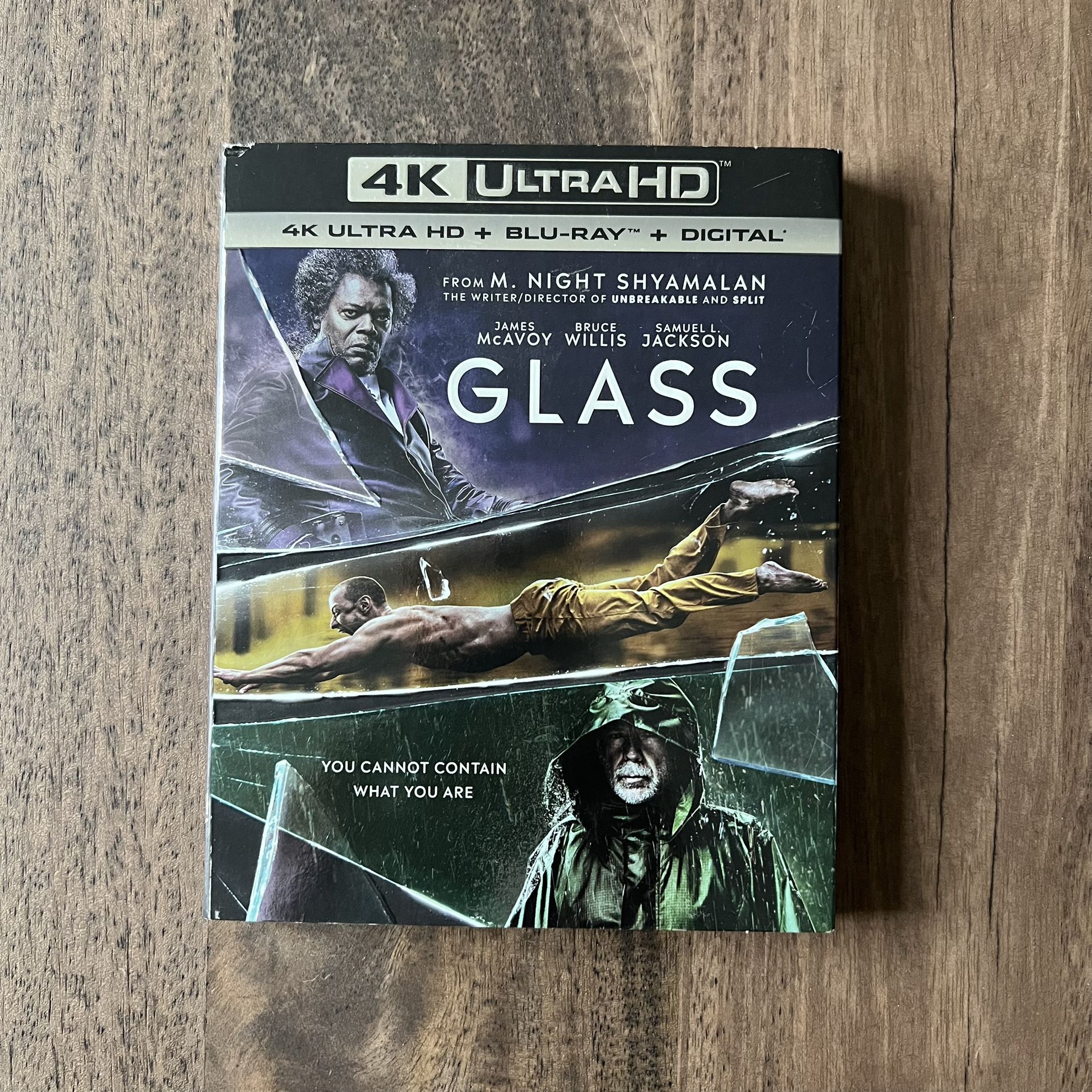 M. Knight Shyamalan’s Glass Drama/Thriller Film 4K Ultra HD & Blu-Ray Movies