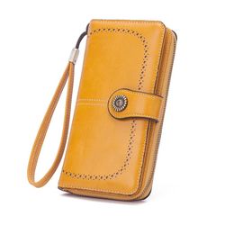 Wallet yellow clutch