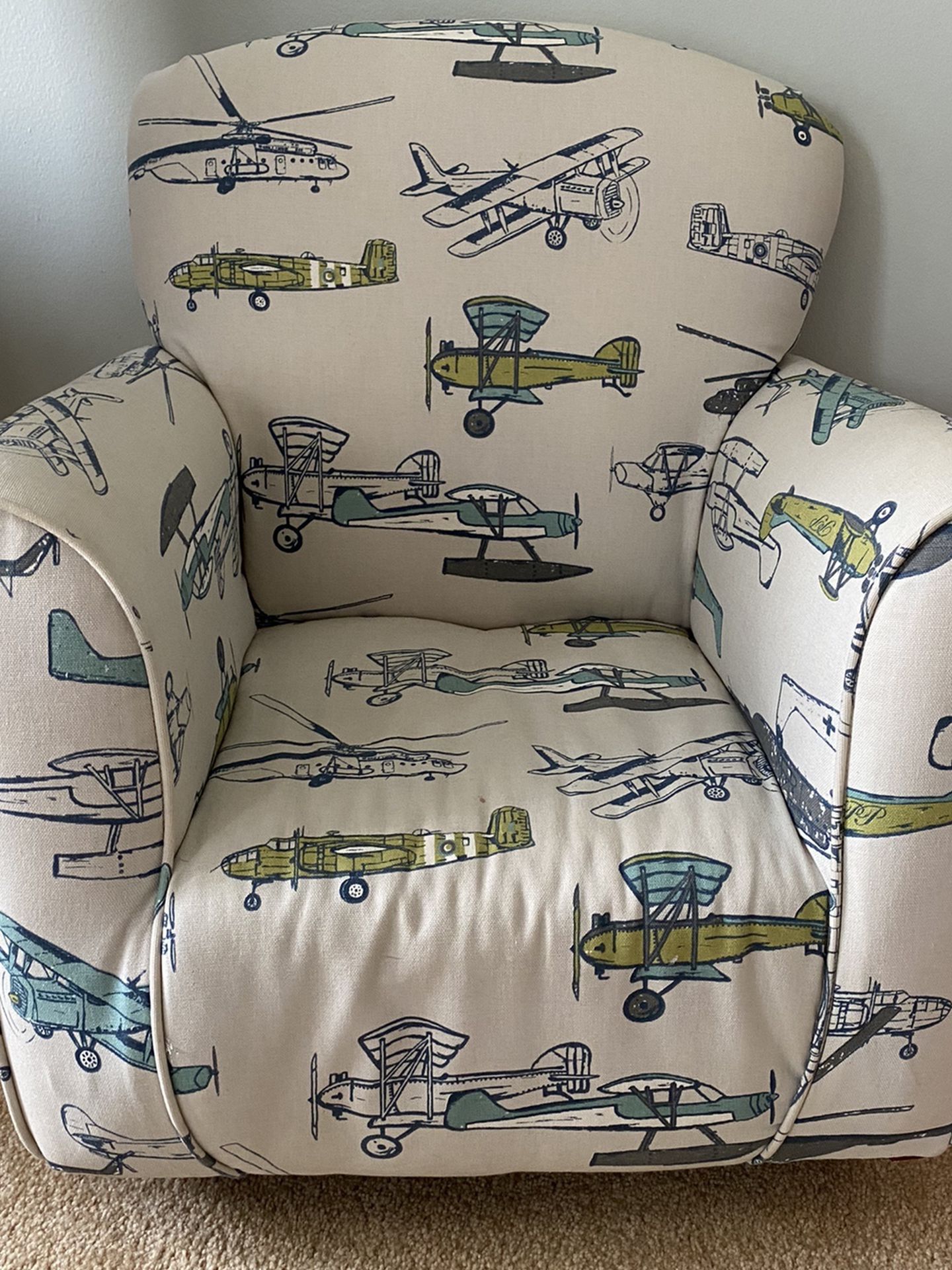 Toddler Airplane Rocking Chair