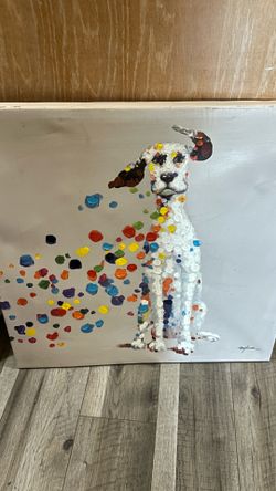 Dalmatian color , spot art