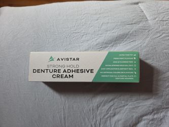 Avistar strong hold denture adhesive cream