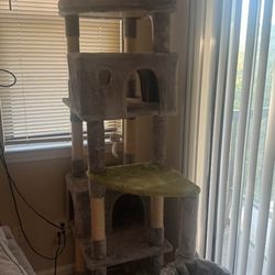 Cat Tower Tree and Artificial Plant