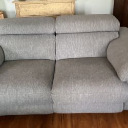 Double Seated Recliner With Charging Port