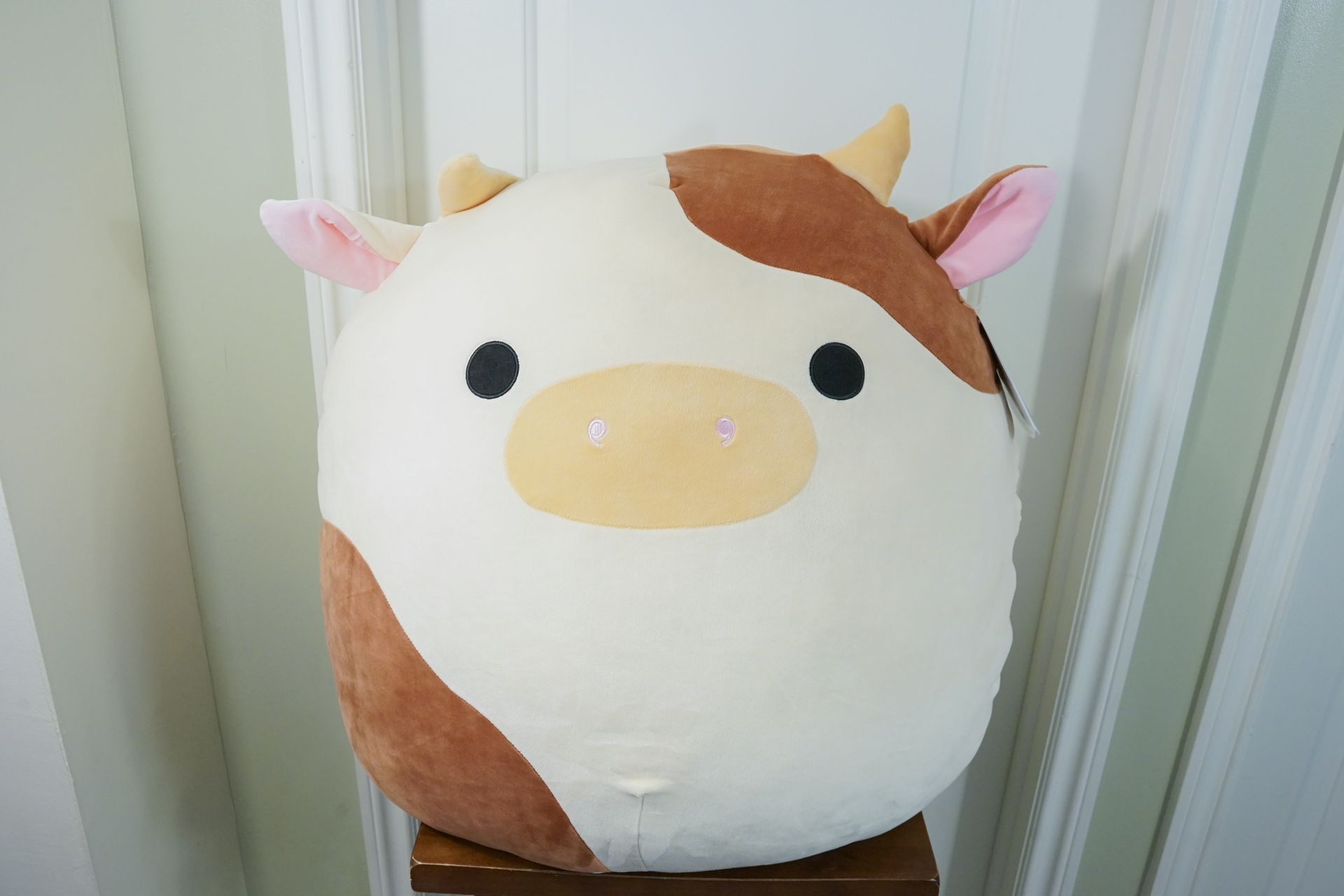 NWT 24” Ronnie The Cow Squishmallow Big Plush Soft Pillow Gift For Valentines