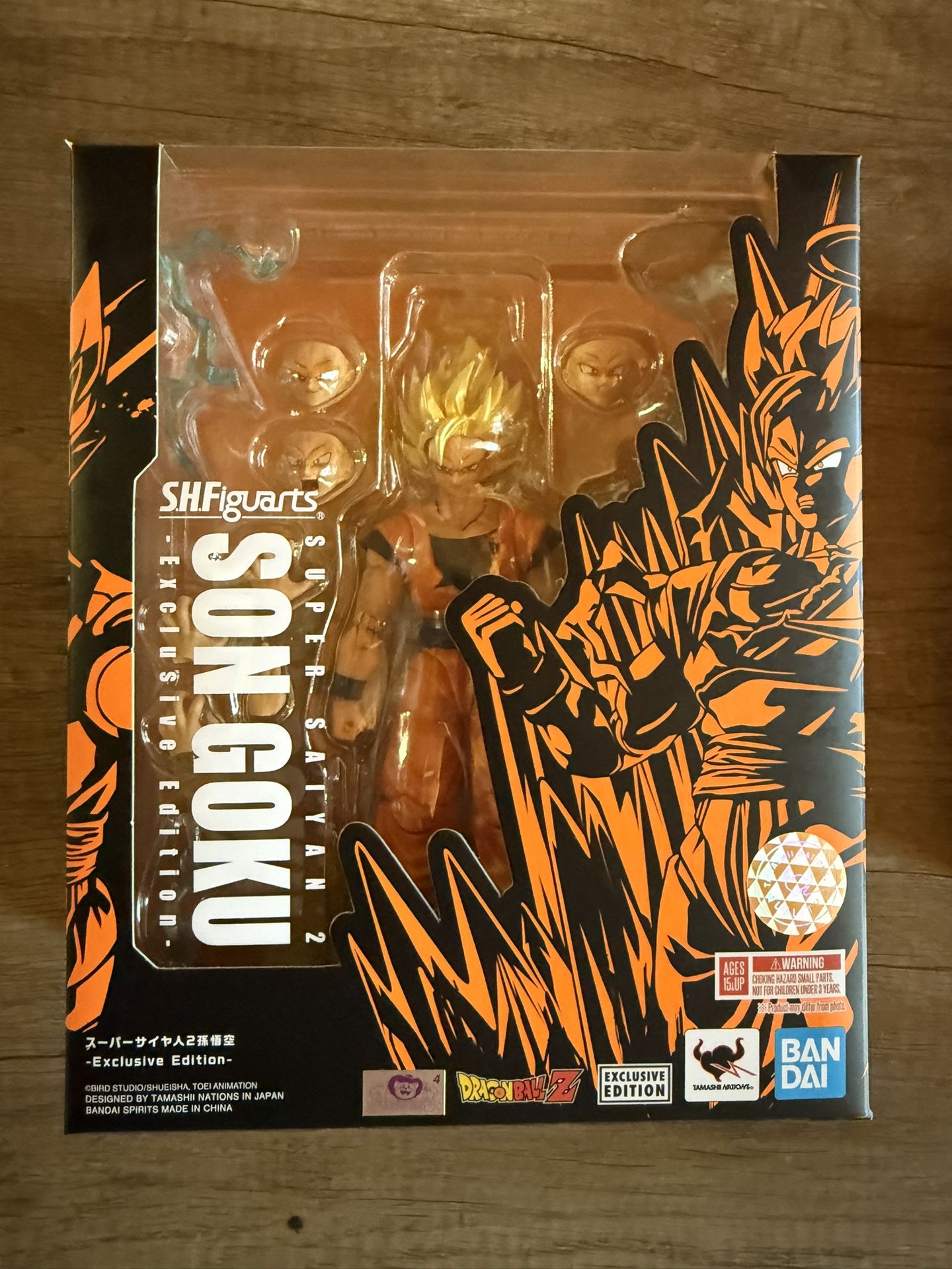 S.H. Figuarts Super Saiyan 2 Son Goku Exclusive Edition SDCC Dragon Ball