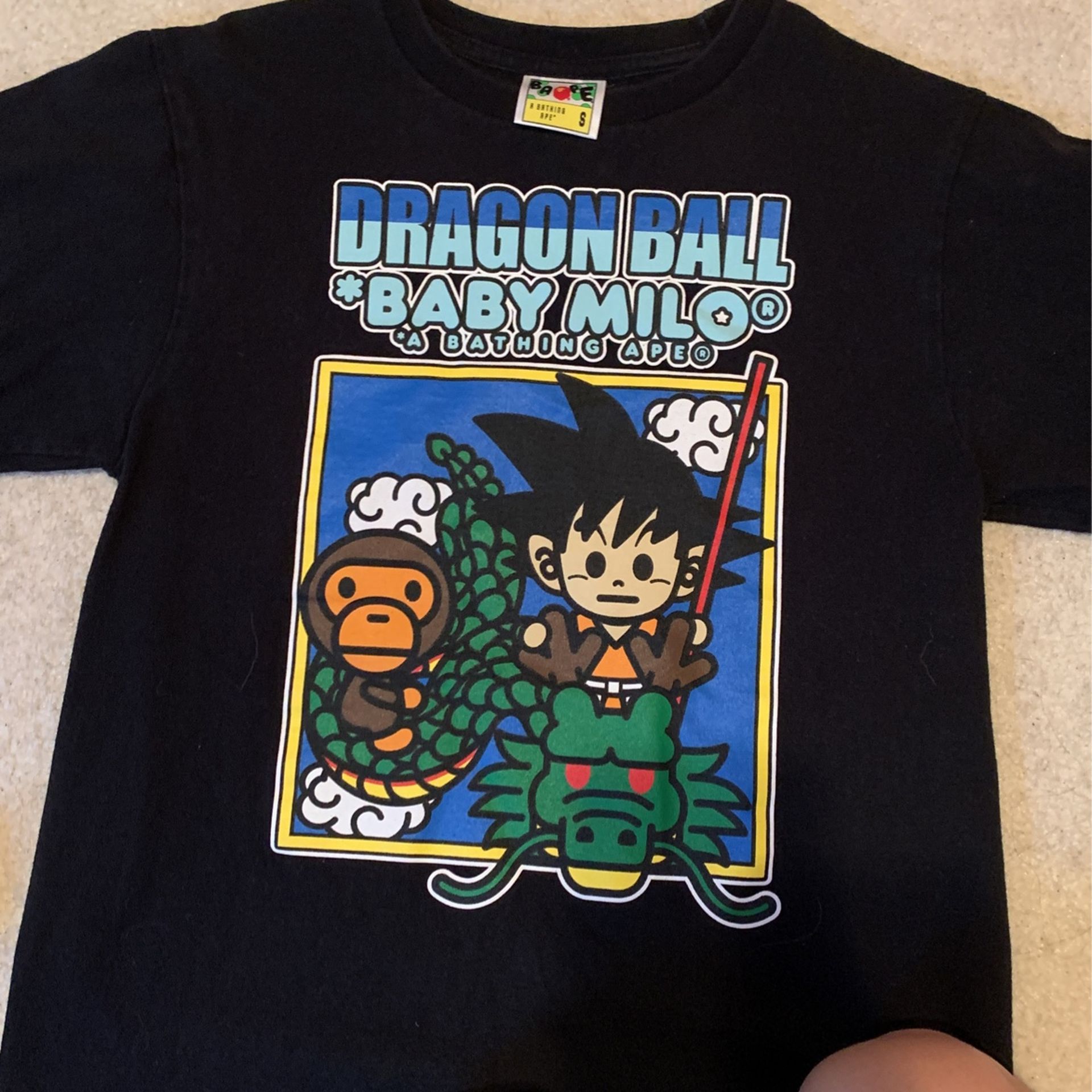 Bathing Ape Bape T shirt Size Small Dragon Ball Z Special Edition 