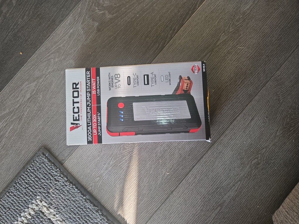 Vector 1600A Lithium Jump Starter